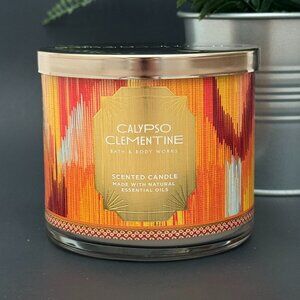 BBW Calypso Clementine Bath & Body Works 3 Wick Candle